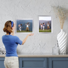 Load image into Gallery viewer, Bulk Set of 12 Glossy 8x10 Silver Frames - Ideal for Collages or Displays