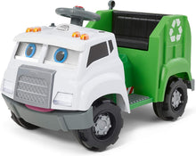 Load image into Gallery viewer, 6 Volt Real Rigs Recycling Truck with Sound Effects and 9 Accessories for Kids