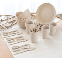 Load image into Gallery viewer, Lightweight and Unbreakable Dinnerware Set - Microwave &amp; Dishwasher Safe for 4