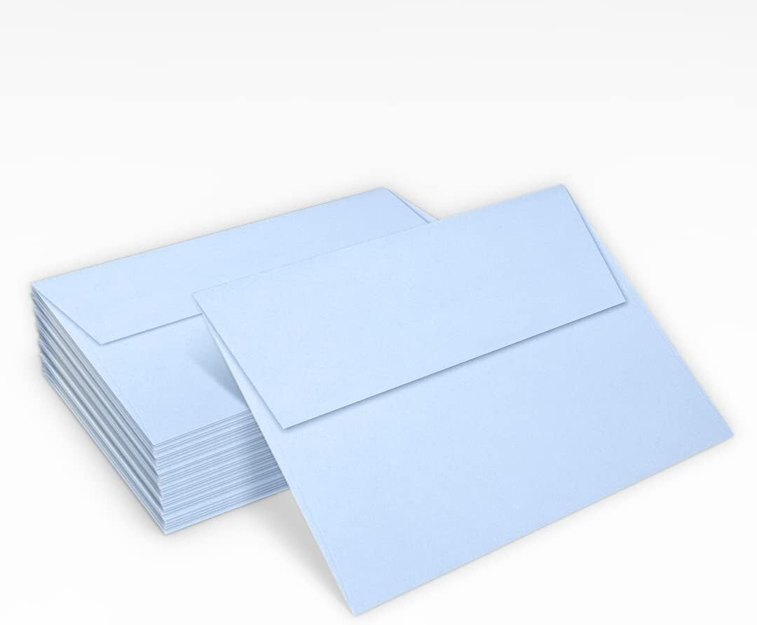 Durable Self-Seal A7 Envelopes in Baby Blue – Perfect for Every Occasion