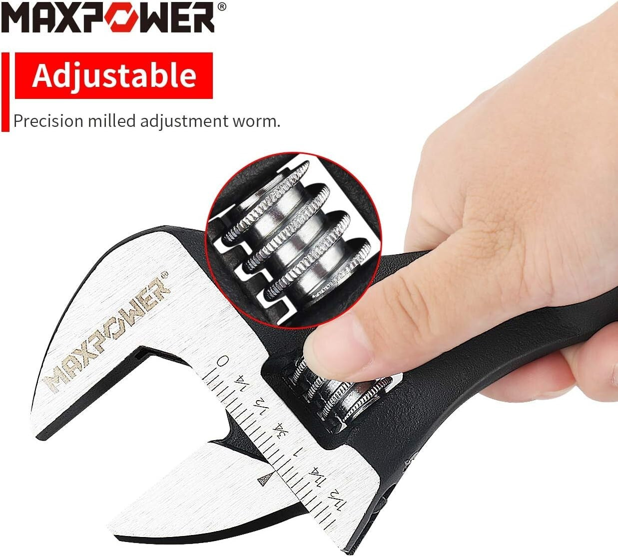 Corrosion-Resistant Adjustable Wrench Set: 10in, 12in, 16in with Durable Kitbag