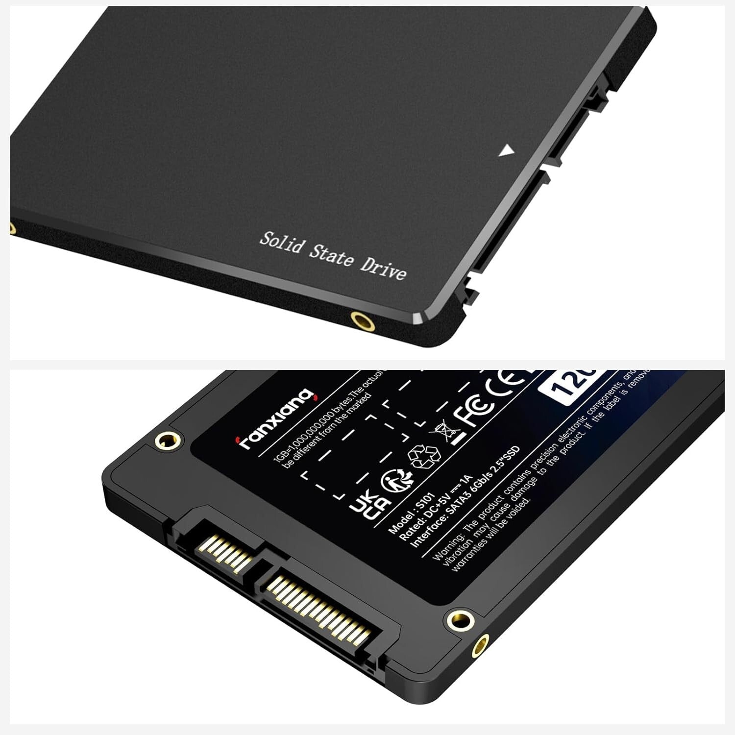 1TB Internal Solid State Drive - S101 SATA SSD, 550MB/s for Enhanced Computing