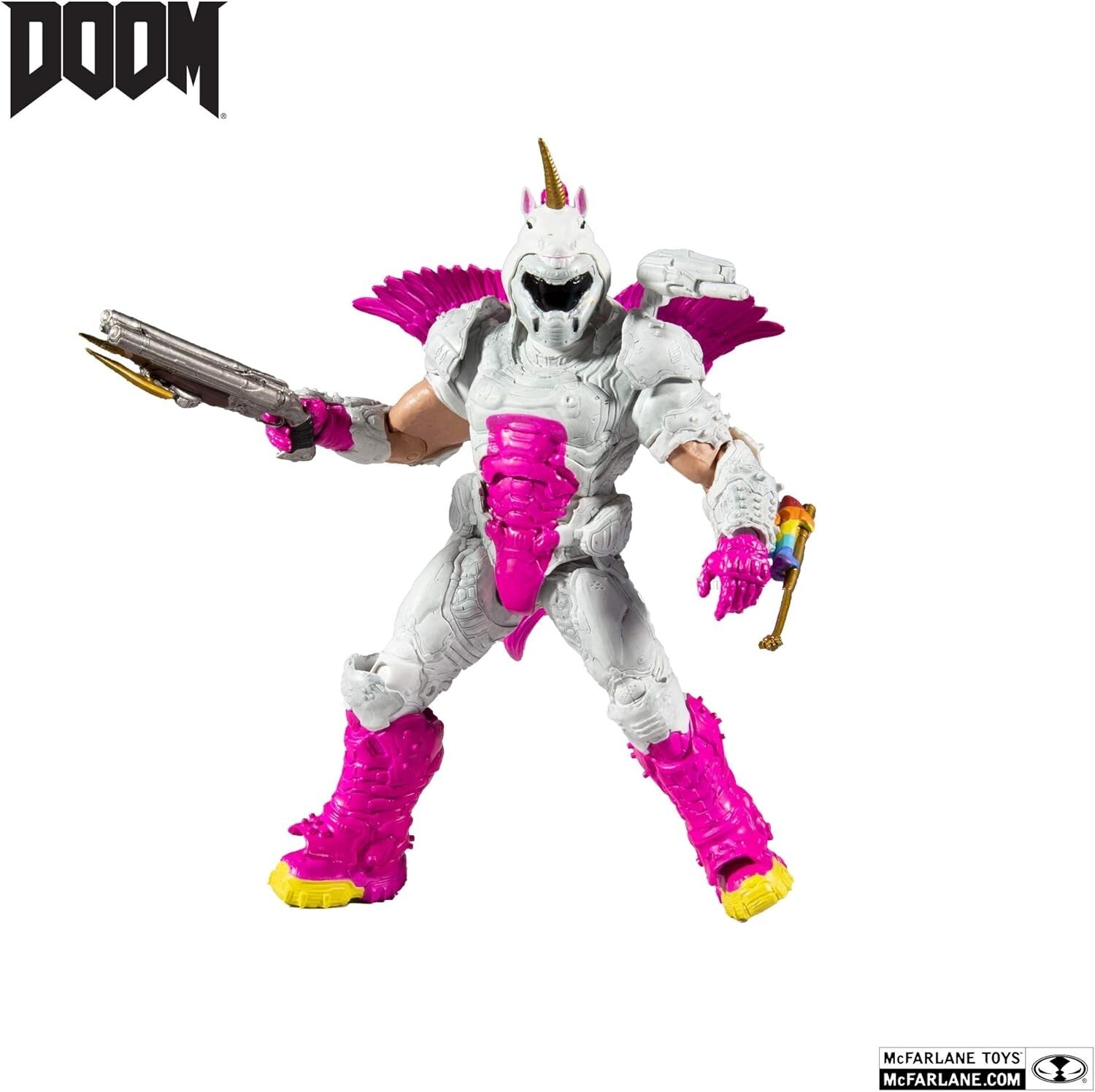 Twitch Prime Exclusive DOOMicorn Slayer: 7" Action Figure with Accessories