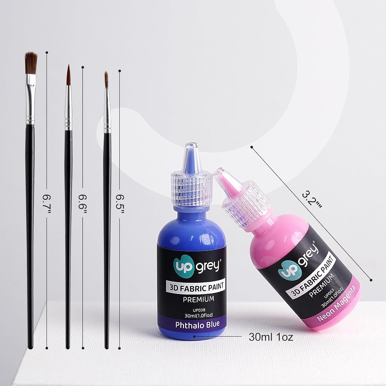 60 Shades of Non-Toxic Fabric Paint - 3D Texture, Easy Application, All Projects