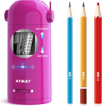 Load image into Gallery viewer, Space-Saving Rechargeable Pencil Sharpener with Non-Touch Mechanism for Easy Use