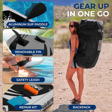 Load image into Gallery viewer, Lightweight Inflatable Paddle Board with Accessories – Ideal for All Ages