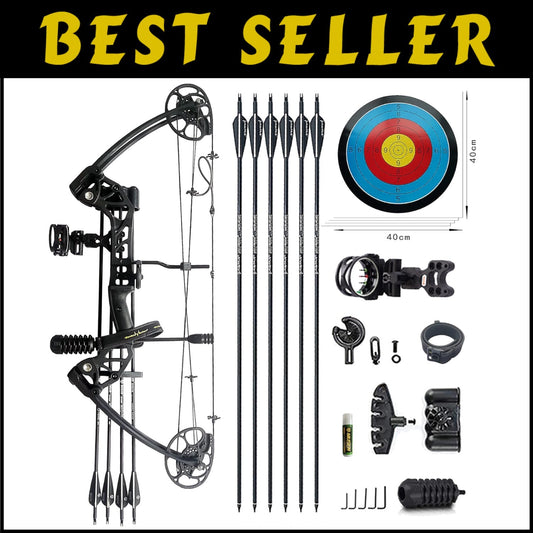 Adjustable 0-70 Lbs Compound Bow with Accessories - Perfect for Beginners