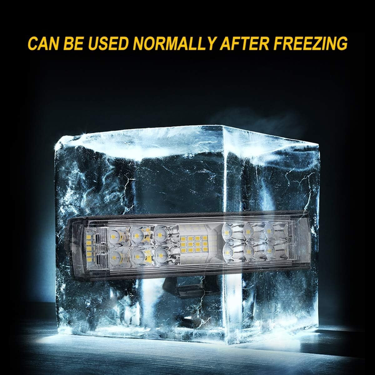 7-Inch LED Light Bar - 5500LM Waterproof Spotlights for Off-Road Adventures