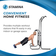 Load image into Gallery viewer, Compact Power Tower - Dip Bar and Pull-Up Station with Connect Fitness App