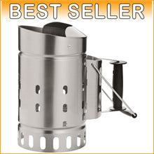 Load image into Gallery viewer, Premium Stainless Steel Charcoal Chimney for Masterful Grilling Experiences
