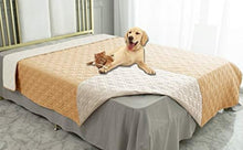 Load image into Gallery viewer, Elegant Waterproof Dog Blanket - Soft Reversible Cover for Bed &amp; Sofa 120"x82"