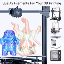 Load image into Gallery viewer, Creative 1.5kg Bundle: 6 Mixed Color Change Silk PLA Filaments for 3D Printing