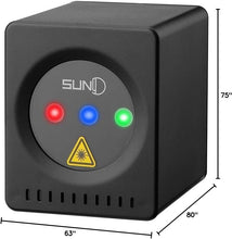 Load image into Gallery viewer, Mini RGB GOBO Projector - USB Rechargeable Sound Activated DJ Light for Events
