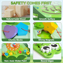 Load image into Gallery viewer, Vibrant 9-in-1 Sensory Wall Board for Kids - Perfect for Playrooms &amp; Classrooms