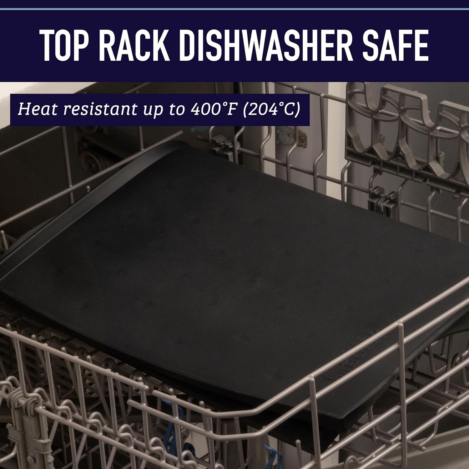 Spill-Proof Food and Water Mat for Dogs & Cats - Dishwasher Safe & Extra Large