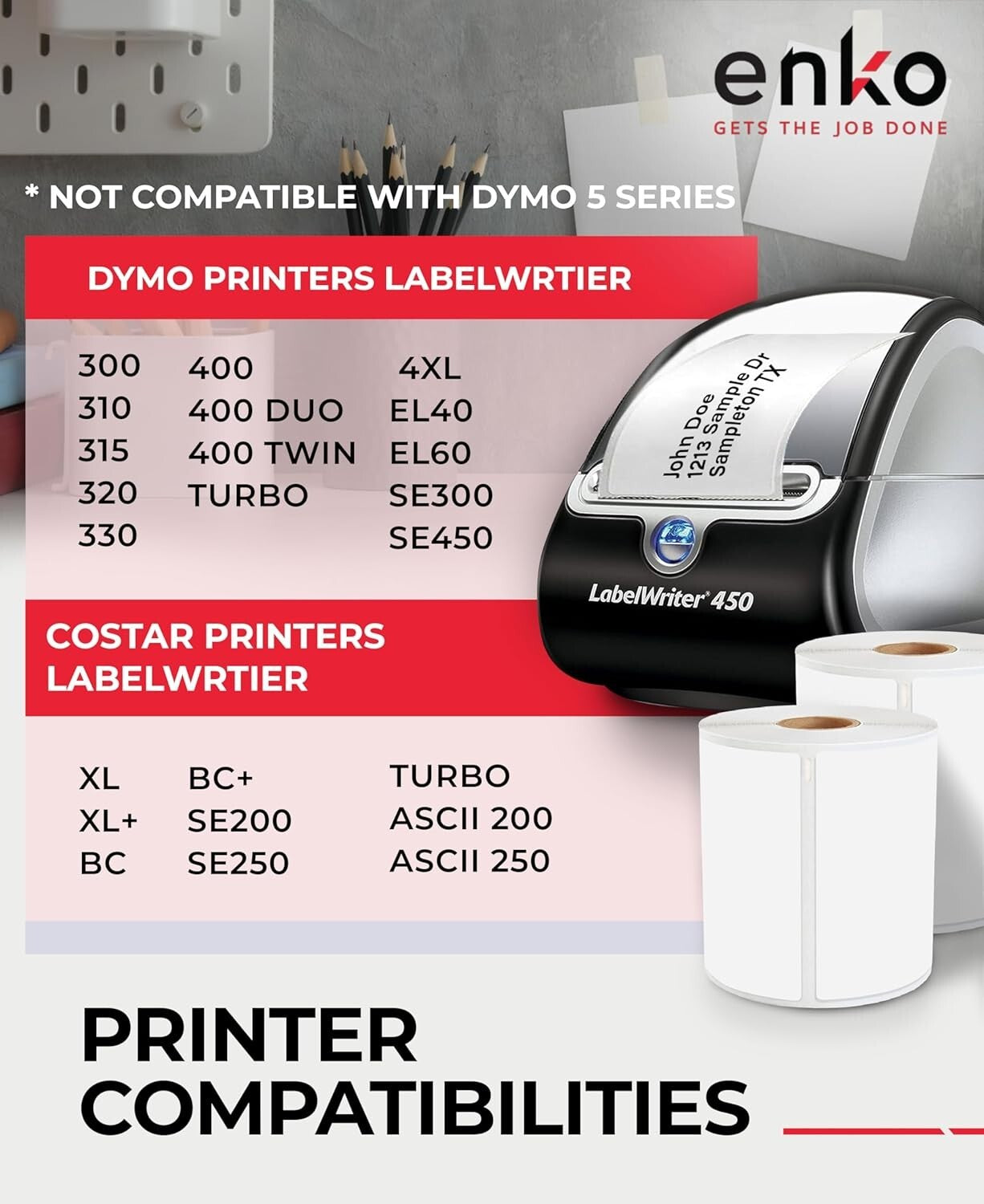 Eco-Friendly 4x6 Blank Shipping Labels - Compatible with Dymo & Zebra Printers