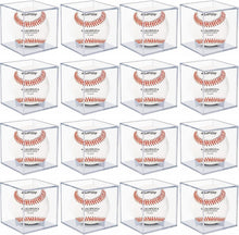 Load image into Gallery viewer, 16-Pack UV Protected Acrylic Baseball Display Cases - Ideal for Memorabilia