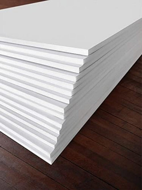 Durable Matte White Foam Board 15-Pack - Ideal for Signs, Presentations & Art