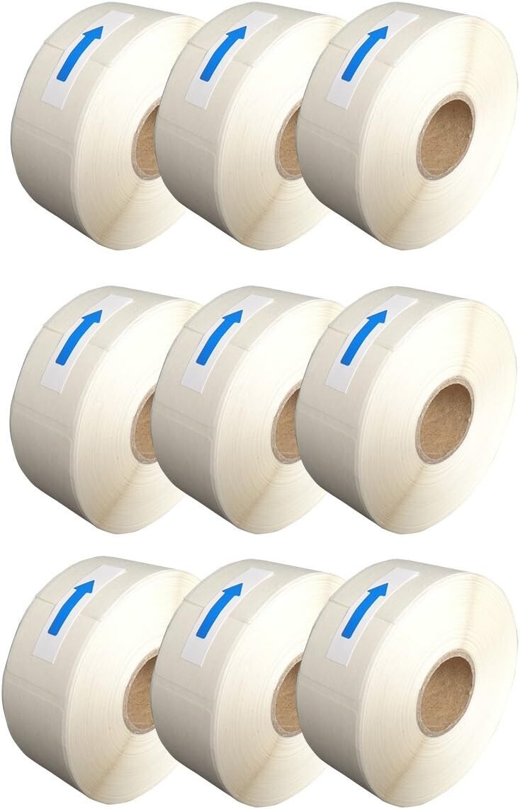 Dissolvable 1x2 Inch Labels - 4500 Total, Perfect for Food Safety & Organization