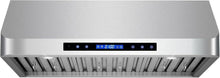 Load image into Gallery viewer, Stainless Steel Under Cabinet Range Hood: 500 CFM, Touch Control &amp; LED Lighting