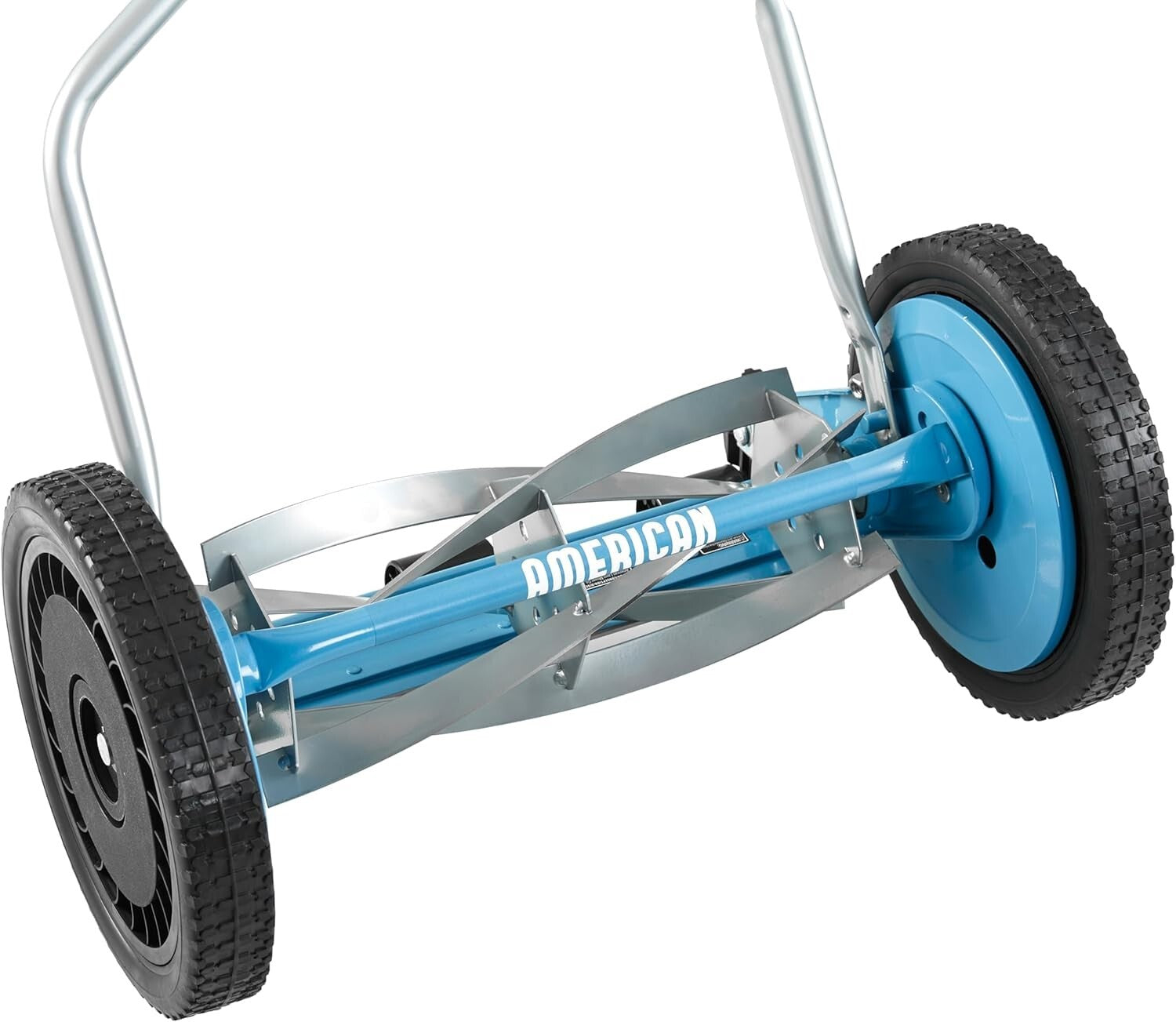 14-Inch 5-Blade Manual Push Reel Lawn Mower with Sharpener - Eco-Friendly Care