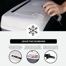 Load image into Gallery viewer, Quiet 12V Electric Cooler - Iceless Portable Fridge with Spacious 28 Qt Capacity