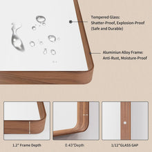 Load image into Gallery viewer, Durable Aluminum Framed Bathroom Mirror - Hangs Vertically or Horizontally