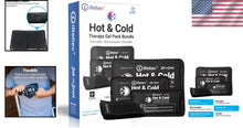Load image into Gallery viewer, Flexible Reusable Hot &amp; Cold Therapy Gel Pack Set – Pain Relief for Adults