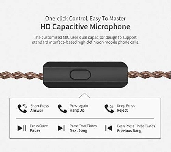 Audiophile Hybrid Wired Earbuds with Advanced Tuning and Precision Sound Quality