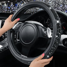 Load image into Gallery viewer, Universal Fit Bling Car Mat Accessories - Stunning Rhinestone Steering Cover