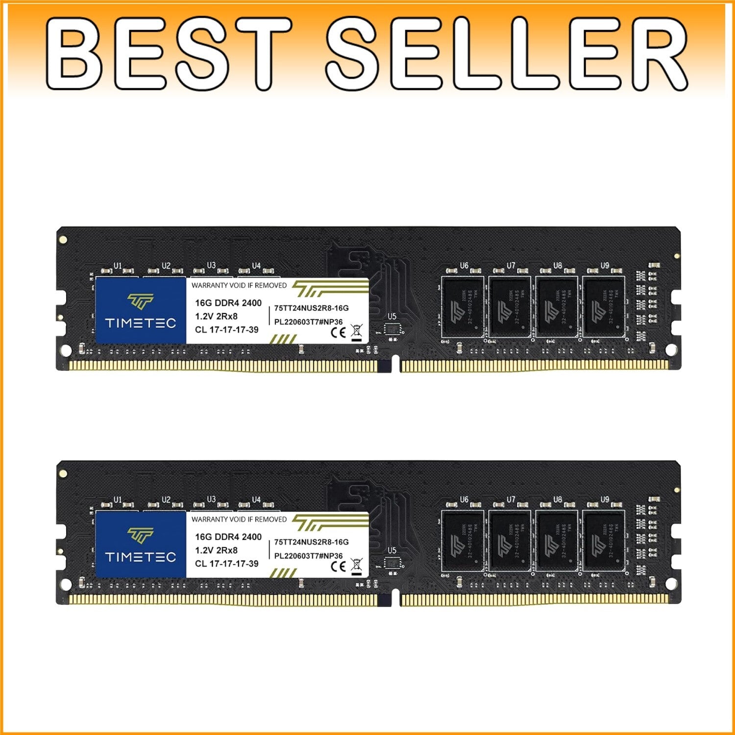 Enhanced 32GB RAM (2x16GB) 2400MHz Desktop Memory - Lifetime Warranty Included
