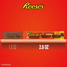 Load image into Gallery viewer, Bulk Candy Box of 24 King Size Milk Chocolate Peanut Butter Cups - Perfect Snack
