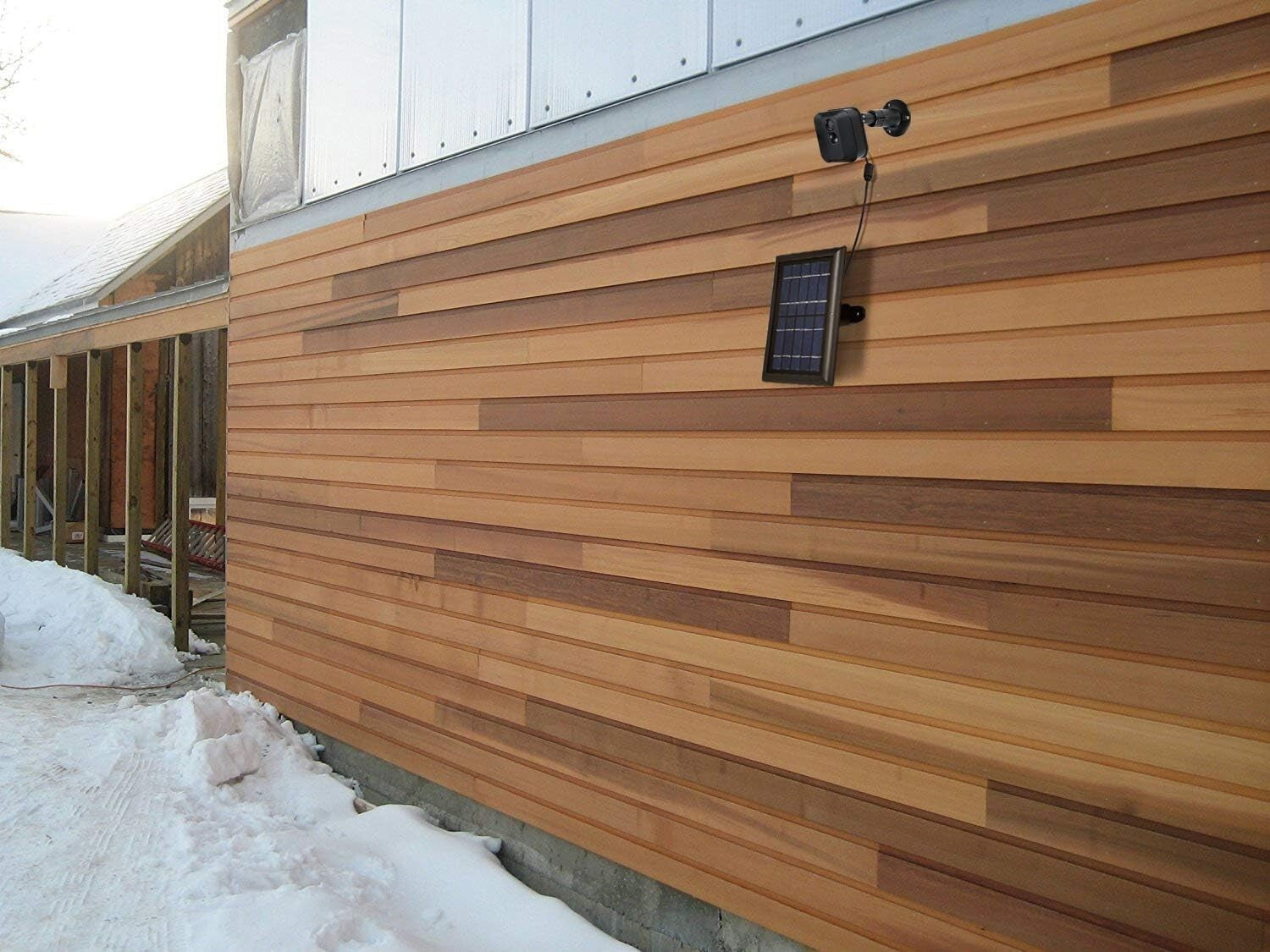 Weatherproof 2-Pack Solar Panels with Internal Battery for Blink Outdoor Cams