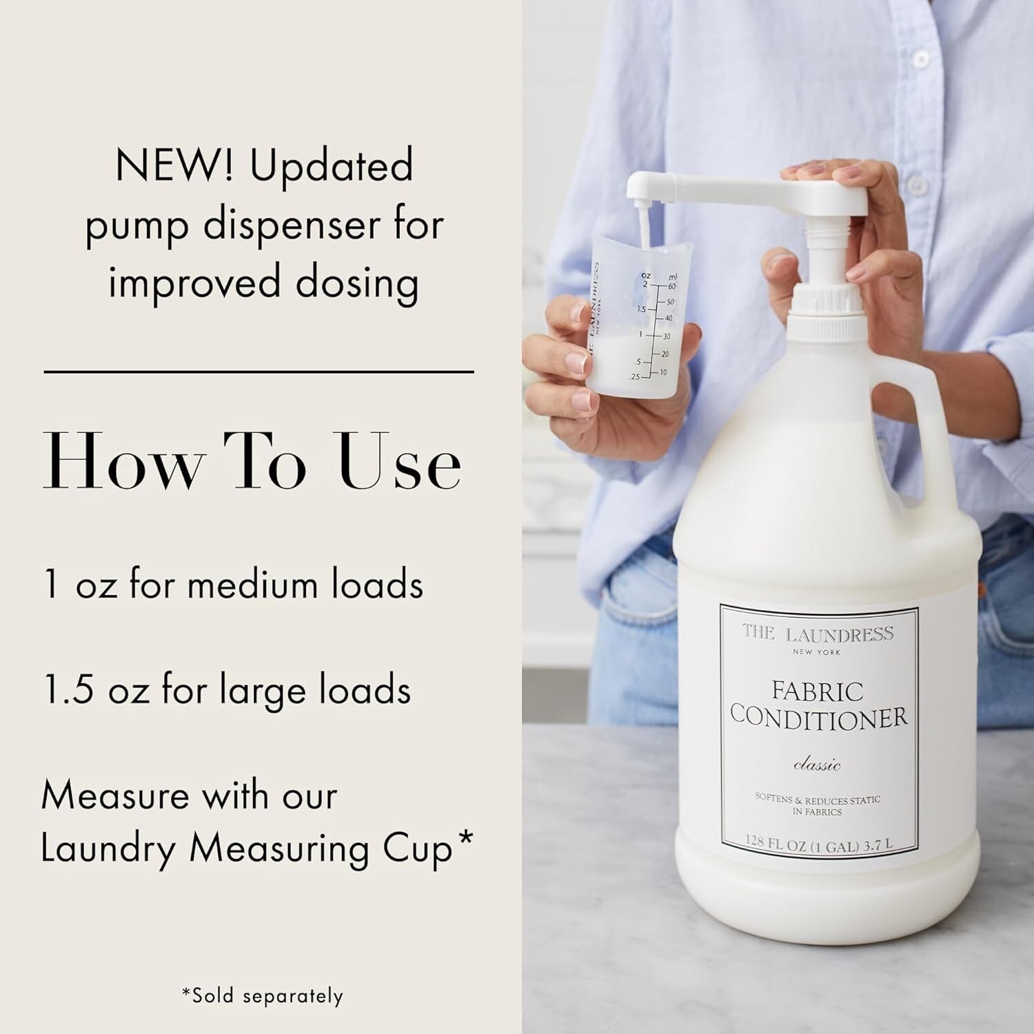 Classic Fabric Conditioner 128 FL OZ - Concentrated Softener Liquid for 126 W...