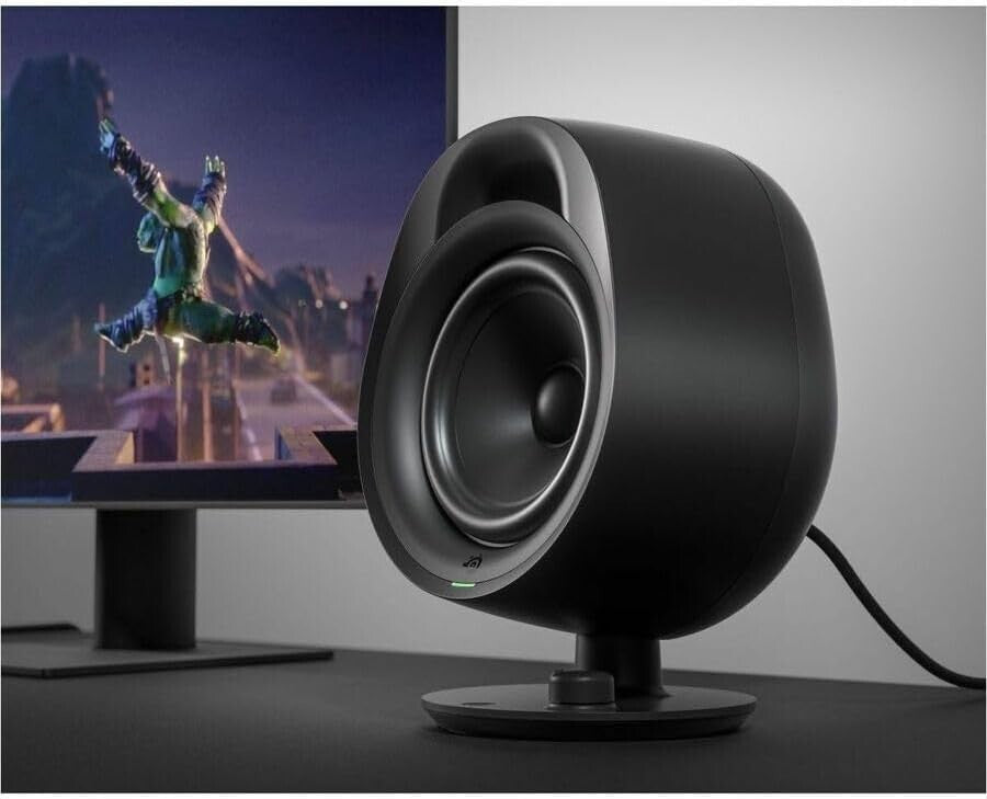 Arena 3 4-Inch Gaming Speakers - Superior Audio with Adjustable Stand & Controls