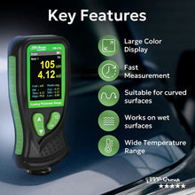 Load image into Gallery viewer, Digital Coating Thickness Gauge - Precision Paint Depth Meter with USB Recharge