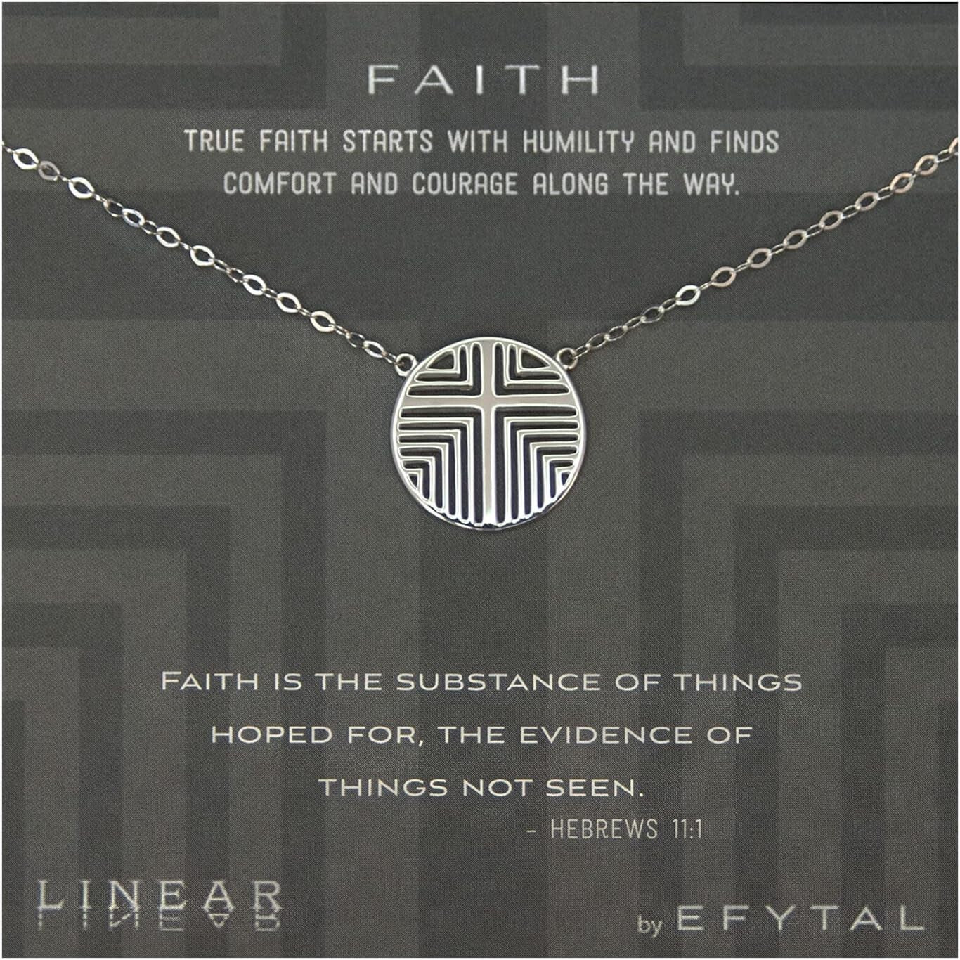925 Sterling Silver Geometric Cross Pendant Necklace - Meaningful Gift for Teens