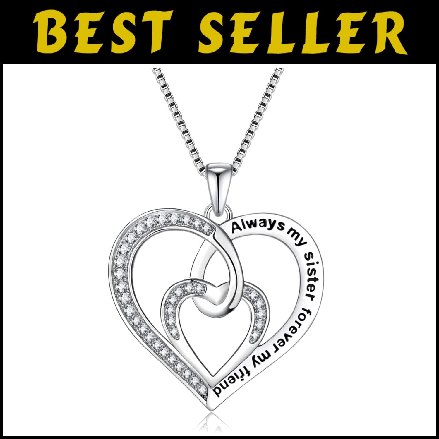 Timeless Sterling Silver Mother & Son Heart Pendant - Perfect for Any Occasion