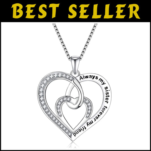 Timeless Sterling Silver Mother & Son Heart Pendant - Perfect for Any Occasion
