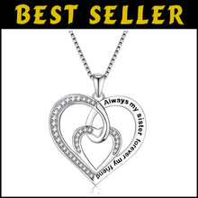 Load image into Gallery viewer, Timeless Sterling Silver Mother &amp; Son Heart Pendant - Perfect for Any Occasion