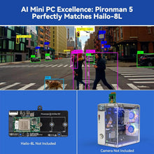 Load image into Gallery viewer, Durable Aluminum Raspberry Pi 5 Mini PC Case with OLED Display &amp; RGB Lighting