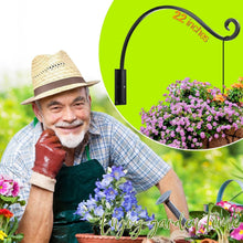Load image into Gallery viewer, Durable Outdoor Hanging Plant Hook for Flower Pots and Bird Feeders - 100 lbs