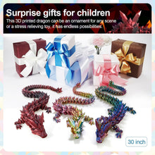 Load image into Gallery viewer, Large 3D Printed Dragon Toy - Unique Gift Idea for Collectors &amp; Decor