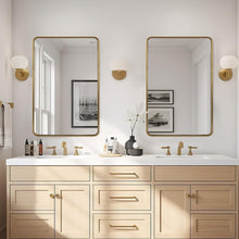 Load image into Gallery viewer, Luxury 48x32 Gold Vanity Mirror - Anti-Rust Stainless Steel Frame for Bathroom