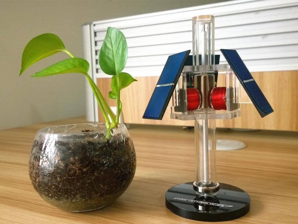 Solar Mendocino Motor Model - 9.1'' Educational Toy for Science Enthusiasts