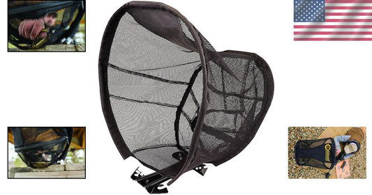 Versatile Tripod-Mount Brass Catcher with Durable Mesh - Perfect for Outdoors