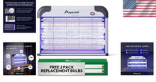 Load image into Gallery viewer, Lightweight 20W Indoor Bug Zapper with Powerful 2800V Grid &amp; Easy Clean Design