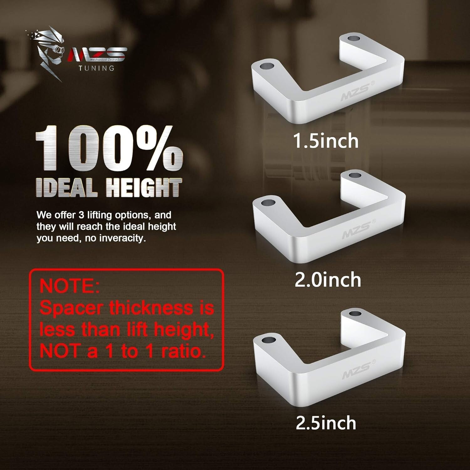 Easy Bolt-On 2.5" Front Lift Kit for 2007-2025 Yukon & Avalanche 1500 Models