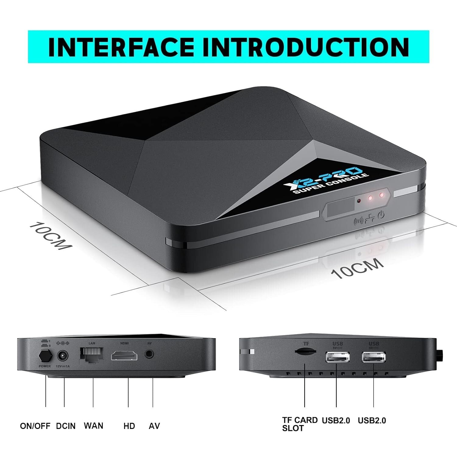 All-in-One Super Console X2 Pro: 65,000+ Games, Remote & Wireless Controllers