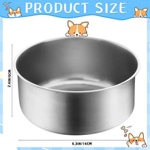 Load image into Gallery viewer, Durable Stainless Steel Pet Feeding Bowls with Clamp Holder - Spill Proof Set